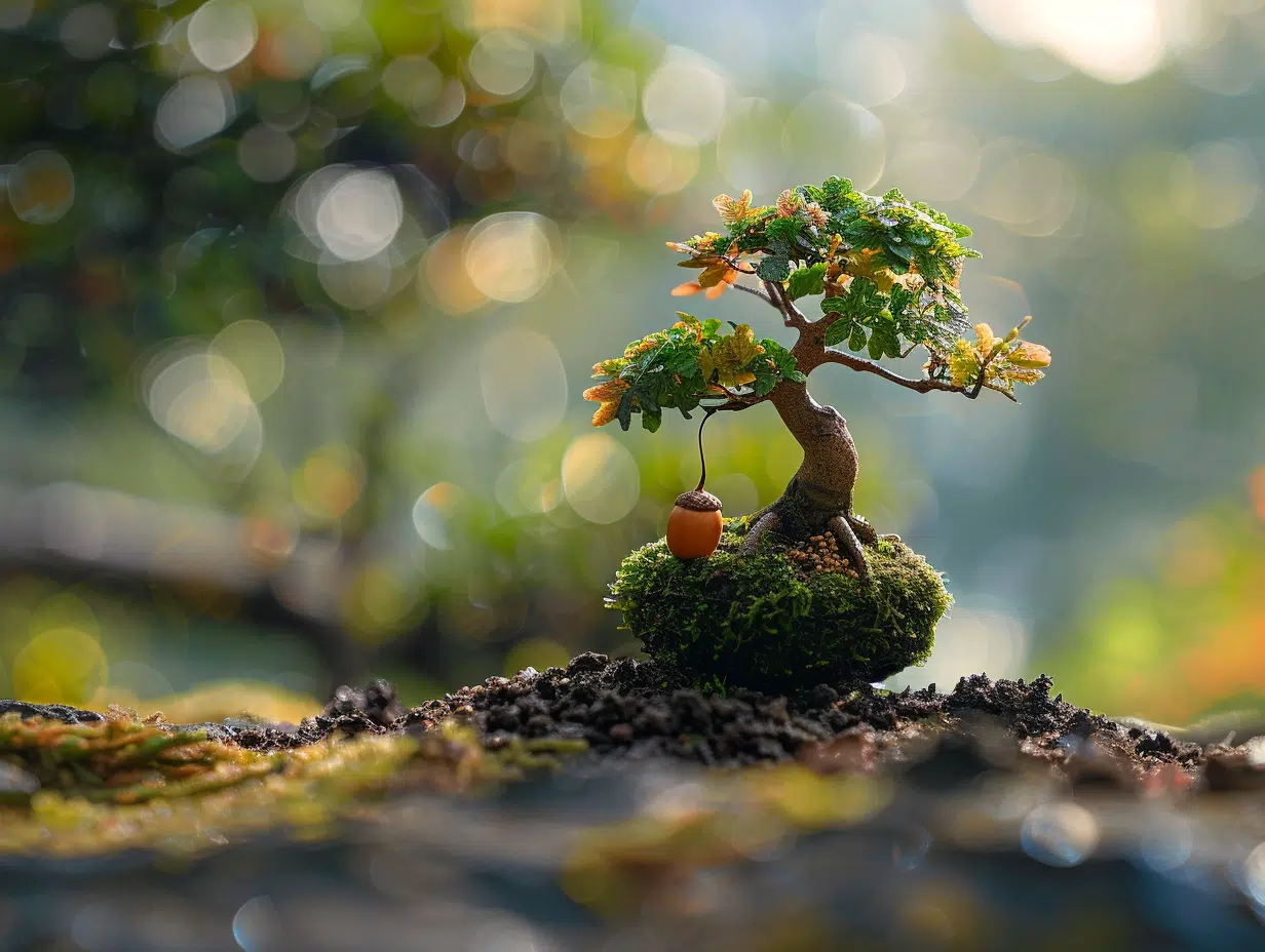 Création de bonsaï à partir d’un gland de chêne: étapes essentielles