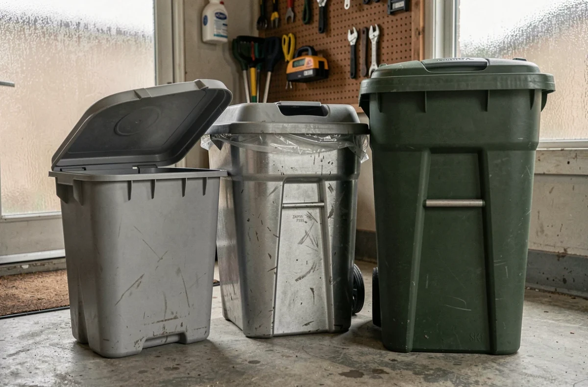 Comparaison de trois types de poubelles ménagères pour prévenir l'apparition de vers blancs