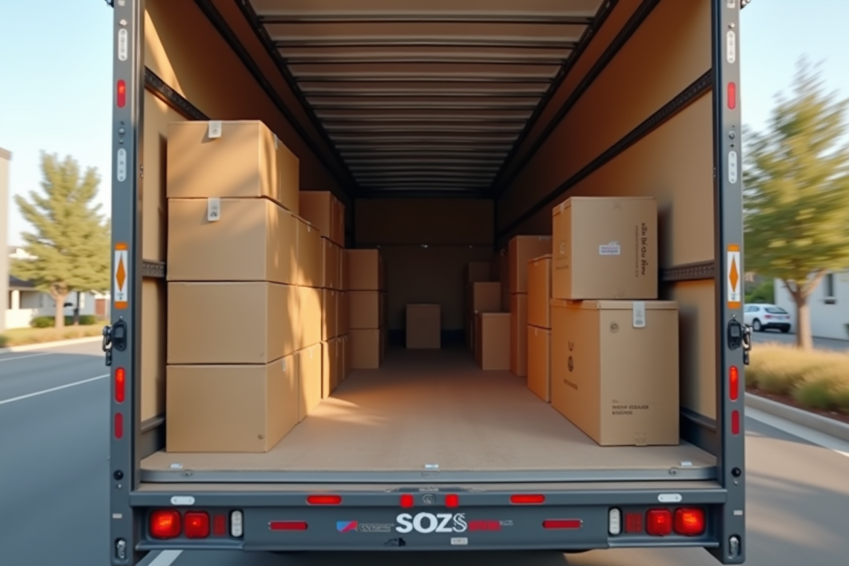 camion déménagement