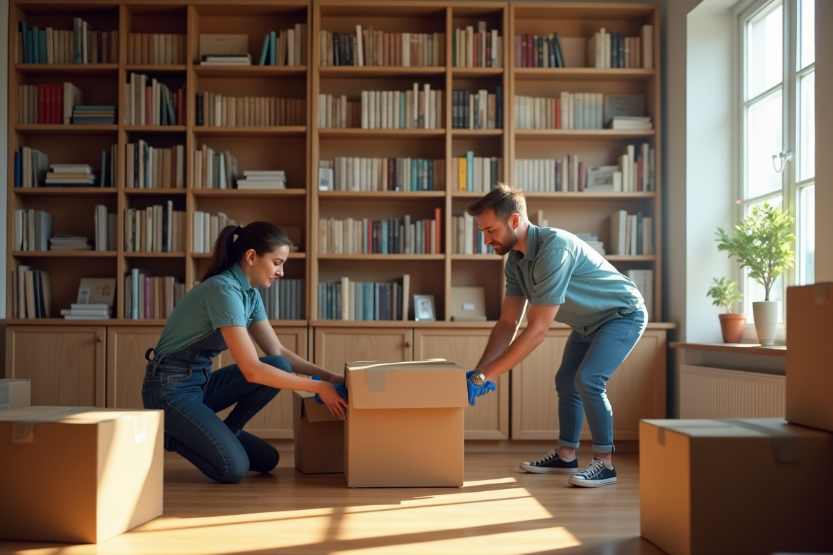 déménagement bibliothèque